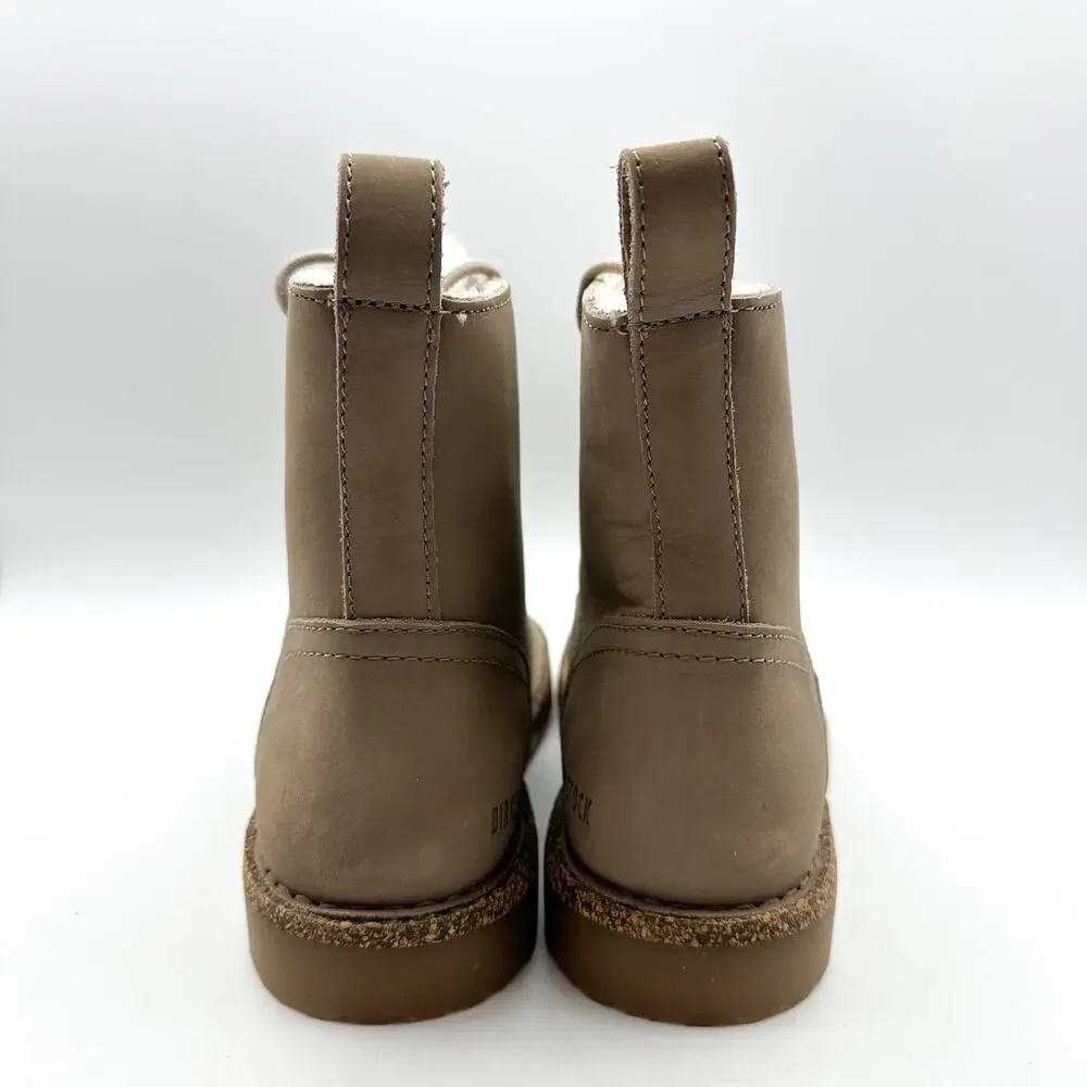 BIRKENSTOCK Women Bryson Mid Boot EU 36 Narrow US 5 Taupe Leather Shearling NWT